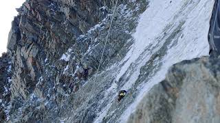 Rock Collapse  Goûter Route Goûter Couloir Mont Blanc [upl. by Byrne419]