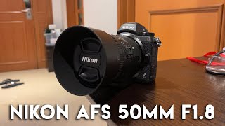 Nikon Z6II  FTZ Adapter  AFS 50mm F18 Review [upl. by Ninnette429]