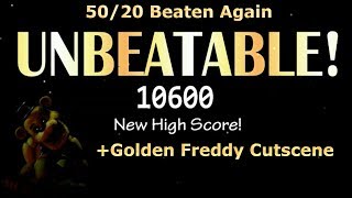 5020 Mode Beaten Again Golden Freddy Cutscene  Ultimate Custom Night FNAF [upl. by Brandy]