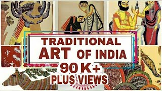 Traditional Art of India  Folk Art of India  Indian Paintings [upl. by Ashwell]