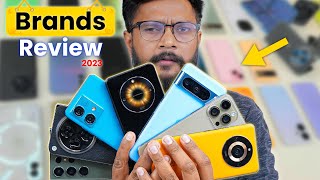 All Smartphone Brands Review in India  2023 Reality [upl. by Alimrahs]