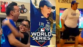 Dodgers Fan Reactions To World Series 2020 [upl. by Moguel]