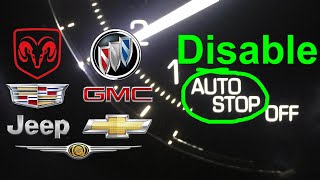 Auto Stop Start disable [upl. by Grishilde]