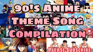 90s Anime Theme Song Compilation [upl. by Ecirpac]