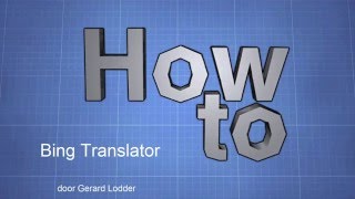 Bing Translator [upl. by Anadal]