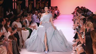 GEORGES HOBEIKA  COUTURE FALL 2023 [upl. by Aicinat]