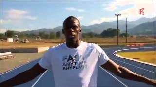 Usain Bolt lhomme le plus rapide du monde explique son 100M [upl. by Raleigh]