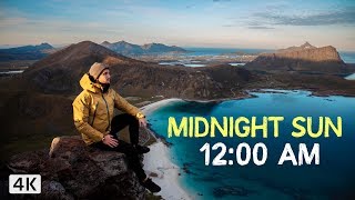 24 HOURS of SUN  Lofoten Norway 4K [upl. by Coplin871]