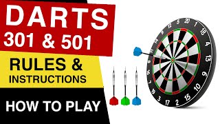 How to play Darts Game  Rules of Darts Board Game  Darts [upl. by Piderit288]