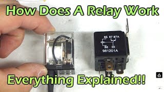 How Does A Relay Work  SPDT DPDT SPST Automotive Relay [upl. by Ujawernalo]