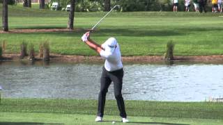 Adam Scott Golf Swing Video  2014 Face On View 300fps Slow Motion 1080p HD Iron [upl. by Atekihs]