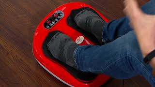 Power Legs Vibrating Foot Massager Platform w Acupressure on QVC [upl. by Nibuz142]