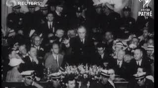 Roosevelt makes election speech 1936 [upl. by Edme]