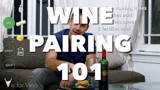 Wine Pairing 101  Super Easy Food and Wine Pairing from V is for Vino [upl. by Cressler275]