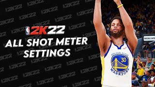 ALL SHOT METER SETTINGS EXPLAINED  HOW TO TURN SHOT METER OFF IN NBA 2K22 [upl. by Publia]