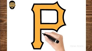 How To Draw Pittsburgh pirates logo [upl. by Eyk922]