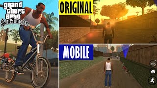 AS DIFERENÇAS DO GTA SAN ANDREAS original  Mobile [upl. by Niuqauj]