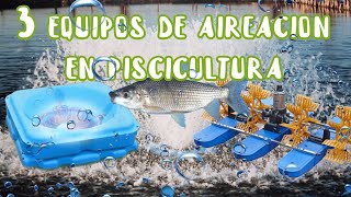 3 tipos de aireadores para piscicultura diferentes al venturi [upl. by Aicirtel]