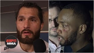 Jorge Masvidal Leon Edwards involved in backstage fight  ESPN MMA [upl. by Tawnya230]