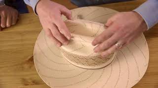 How to Crease a Straw Hat  Resistol 101 [upl. by Nitsua]