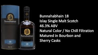 Bunnahabhain 18 [upl. by Orenid526]