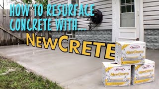 Resurface Your Concrete Driveway [upl. by Obellia]