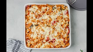 Vegetable Pasta Bake Vegetarian Pasta Recipe [upl. by Nicholson561]