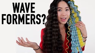 Wave Formers Review  Best Heatless Wavy Hair Curlers [upl. by Belva]