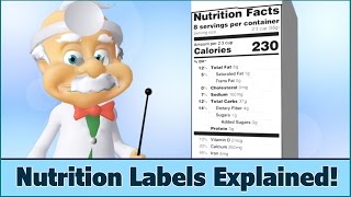 Nutrition Facts Labels  How to Read  For Kids  Dr Smarty [upl. by Claudie]