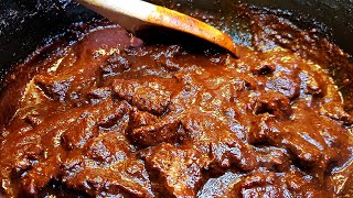 How to cook Chile Con Carne  CHILE COLORADO Recipe [upl. by Eachelle]