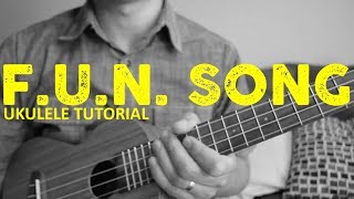 SpongeBob Squarepants  FUN Song EASY Ukulele Tutorial  Chords  How To Play [upl. by Glad630]