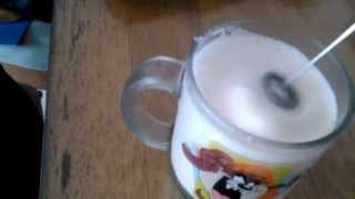 Aerolatte Review Frothing Cold Milk In Under 1 Minute [upl. by Giesecke]