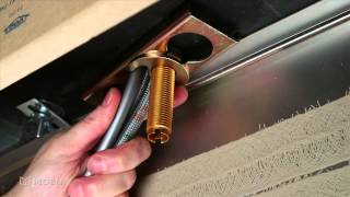 Installing a pulldown or pullout faucet with Reflex  Moen Guided Installations [upl. by Neffets]