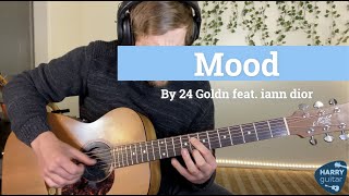 Mood 24 Goldn feat iann dior  Full Guitar LessonTutorial [upl. by Nawoj]