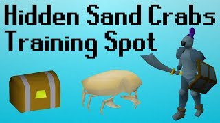 OSRS Hidden Sand Crabs Training Spot  AFK Combat Training [upl. by Hesper505]