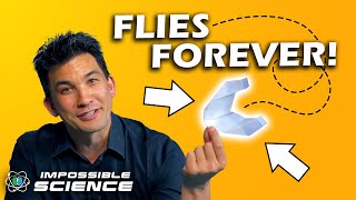 A Paper Airplane That Flies Forever  Impossible Science on Location [upl. by Fellner]