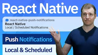 React Native Local Push Notifications Tutorial [upl. by Asek]