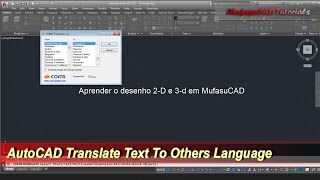 AutoCAD Tips Translate Text To Others Language [upl. by Mayap]