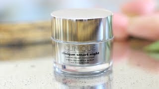 Clinique Smart Night CustomRepair Moisturizer Review [upl. by Meekyh532]