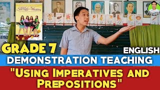 Grade 7 Demonstration Teaching English Pseudo Demonstration Teaching 11 [upl. by Airt]