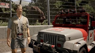 SCARY JURASSIC FAN MADE GAME  Jurassic Park S [upl. by Adnamahs599]