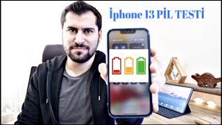 iPhone 13 Pil Testi 4K Bir Günlük Kullanım [upl. by Llarret]