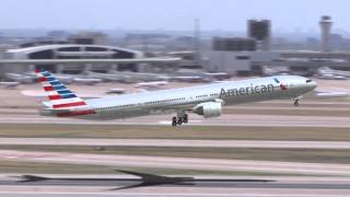 American Airlines new livery on the 777300ER [upl. by Ratep]