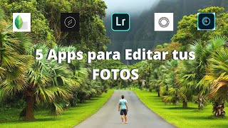 5 Mejores Apps para editar fotos en el celular [upl. by Eldora]