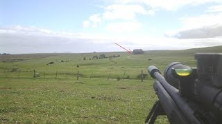 Remington 700 SPS 308 at 1000m Long Range 1093 yards [upl. by Lichter]