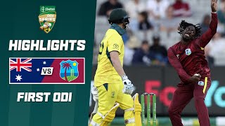 Australia v West Indies 202324  First ODI [upl. by Fakieh528]