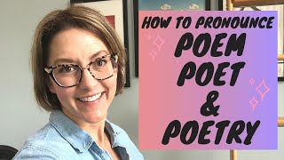 Learn to Pronounce POEM POET POETRY  American English Pronunciation Lesson learnenglish [upl. by Acirred]