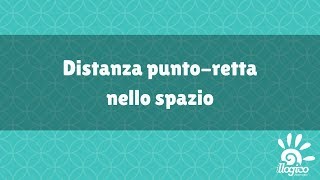 Distanza punto retta nello spazio [upl. by Shotton]