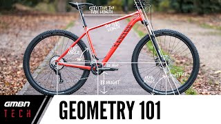 Mountain Bike Geometry 101  A Complete Guide To Geometry  How It Affects Your MTB [upl. by Eilyac]