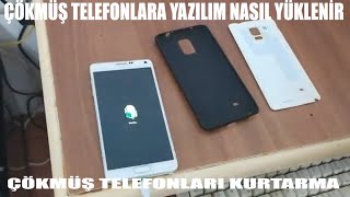 Çökmüş telefonlara yazılım nasıl yüklenir  Rom yükleme [upl. by Lama]